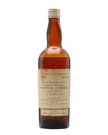 Glen Grant 15 Jahre alt Army & Navy Stores Bottled 1940s