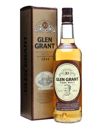 Glen Grant 10 Jahre alt Bottled 1990s Major's Portrait Label