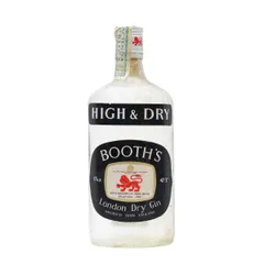Booth's High & Dry Gin / Bottled 1970s