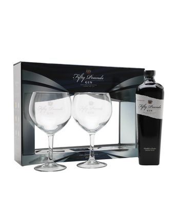 Fifty Pounds Gin Glass Pack
