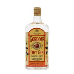 Gordon's Dry Gin / Bottled 1950s / Spring Cap