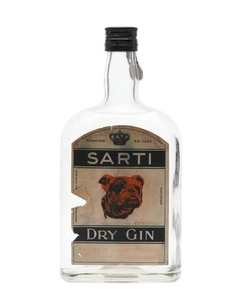 Sarti Dry Gin Bottled 1950s