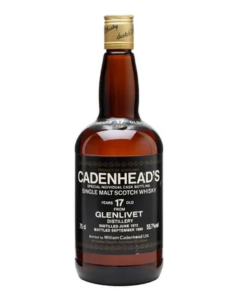 Glenlivet 1972 17 Jahre alt Cadenhead's