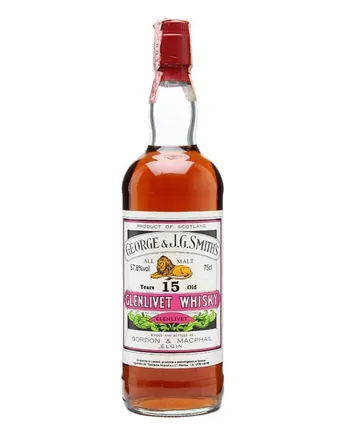 Glenlivet 15 Jahre alt Sherry Cask Bottled 1970s Gordon & Macphail