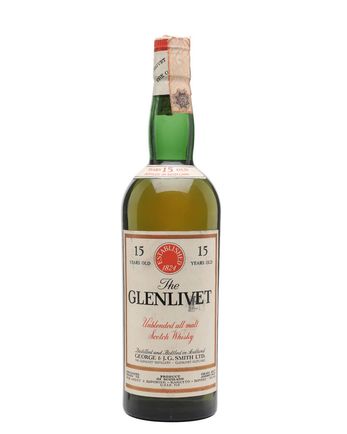 Glenlivet 15 Jahre alt Bottled 1960s