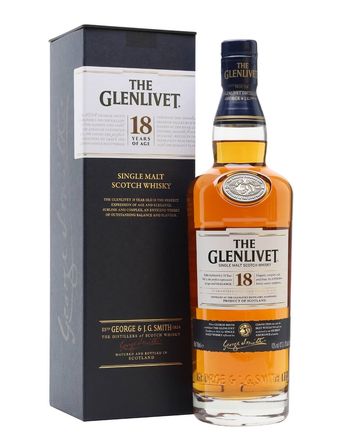 Glenlivet 18 Jahre alt Old Presentation