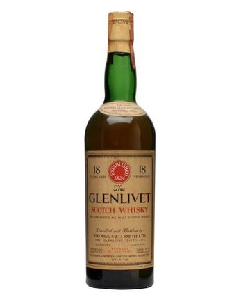 Glenlivet 1951 18 Jahre alt Bottled 1960s
