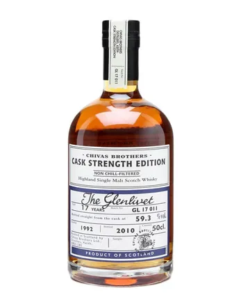 Glenlivet 1992 17 Jahre alt Cask Strength