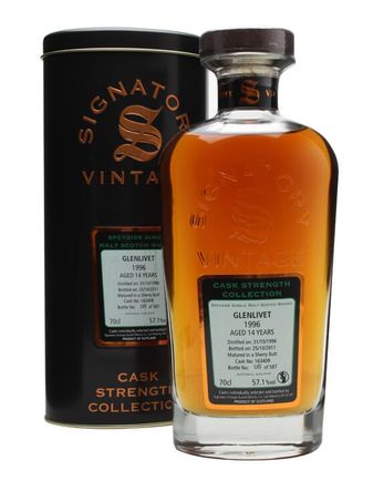 Glenlivet 1996 14 Jahre alt Cask #163409 Signatory Cask Strength Collection