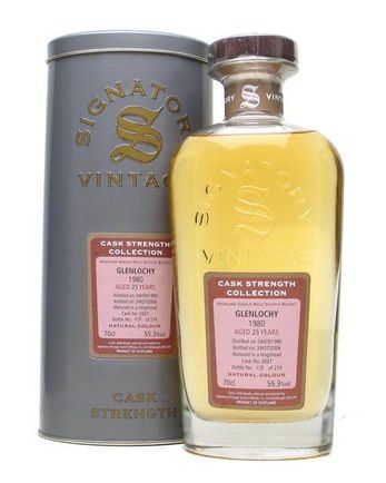 Glenlochy 1980 25 Jahre alt Signatory Cask Strength Collection