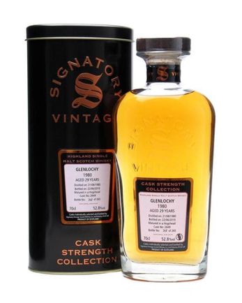 Glenlochy 1980 29 Jahre alt Cask #2649 Signatory Cask Strength Collection