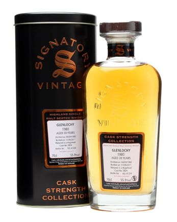 Glenlochy 1980 30 Jahre alt Cask #2824 Signatory Cask Strength Collection