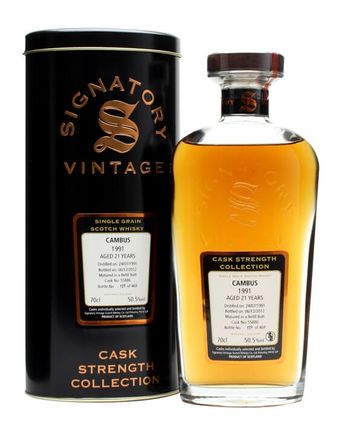 Cambus 1991 21 Jahre alt Refill Butt #55886 Signatory Cask Strength Collection