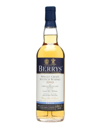 Girvan 1989 22 Jahre alt Cask #37533 Berry Bros & Rudd