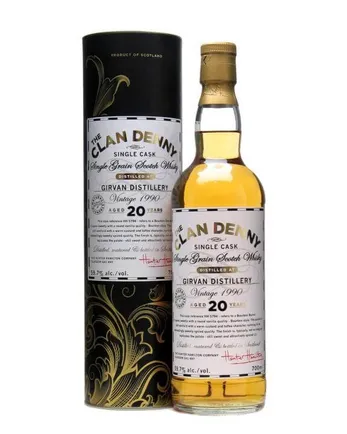 Girvan 1990 20 Jahre alt Clan Denny Single Grain Douglas Laing