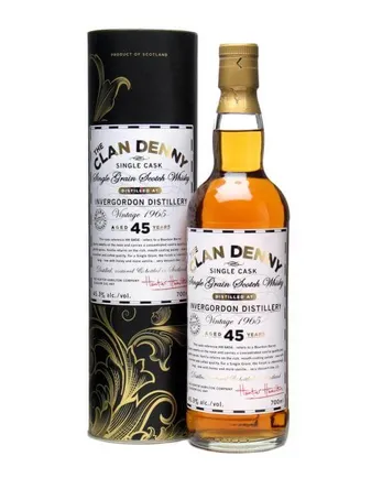 Invergordon 1965 45 Jahre alt Bourbon Barrel #6456 Clan Denny