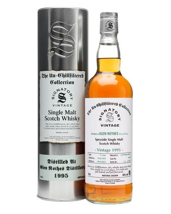 Glenrothes 1995 17 Jahre alt Sherry Butt #6182 Signatory Un-Chillfiltered Collection