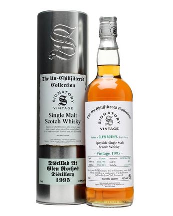 Glenrothes 1995 17 Jahre alt Sherry Butt 6974 Signatory Un-Chillfiltered Collection
