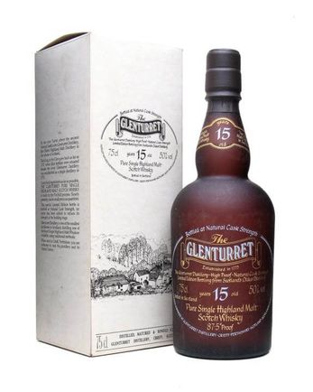 Glenturret 15 Jahre alt Frosted Bottle
