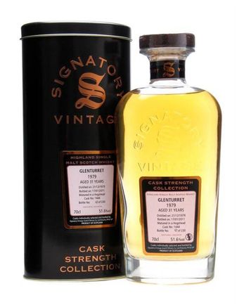 Glenturret 1979 31 Jahre alt Cask #1444 Signatory Cask Strength Collection