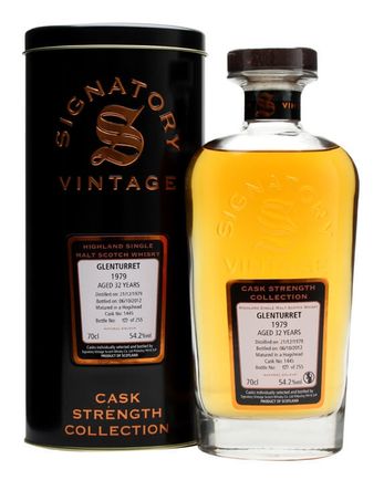 Glenturret 1979 32 Jahre alt Cask #1445 Signatory Cask Strength Collection