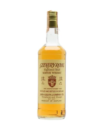 Glenury Royal 12 Jahre alt John Gillon Bottled 1980s