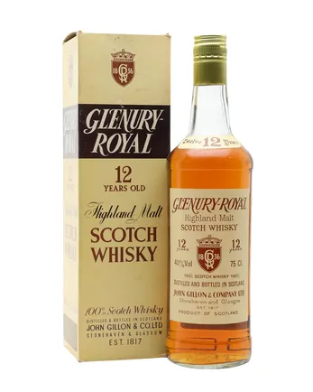 Glenury Royal 12 Jahre alt Bottled 1970s