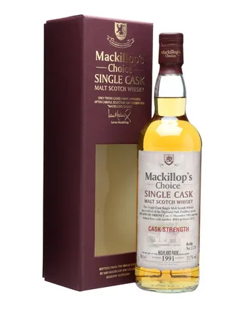 Highland Park 1991 10 Jahre alt Cask #8091 Mackillop's Choice