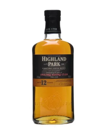 Highland Park 12 Jahre alt Orkney Rugby Club
