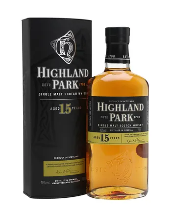 Highland Park 15 Jahre alt Flat Bottle