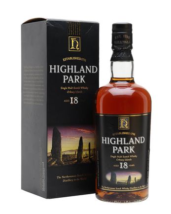 Highland Park 18 Jahre alt Bottled 1990s (stones packaging)