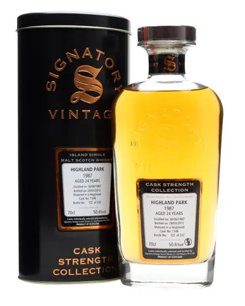 Highland Park 1987 24 Jahre alt Cask #1546 Signatory Cask Strength Collection