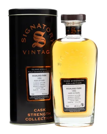 Highland Park 1990 20 Jahre alt Cask #15693 Signatory Cask Strength Collection