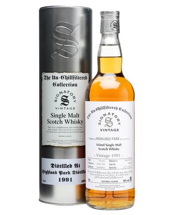 Highland Park 1991 20 Jahre alt Sherry Butt Signatory Un-Chillfiltered Collection