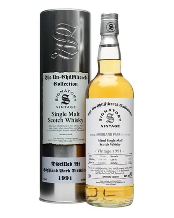 Highland Park 1991 21 Jahre alt Sherry Butt #15121 Signatory Un-chillfiltered Collection