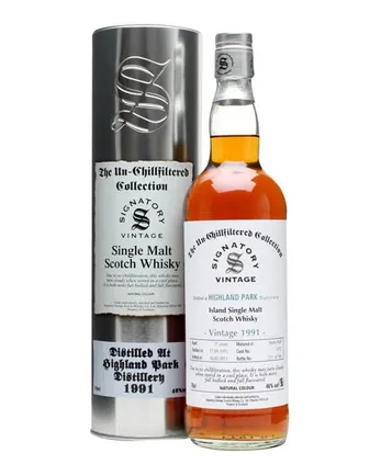 Highland Park 1991 21 Jahre alt Butt #1372 Signatory Un-Chillfiltered Collection
