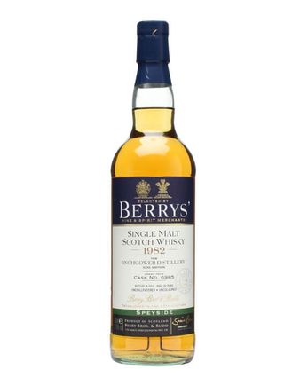 Inchgower 1982 30 Jahre alt Cask 6985 Berry Bros & Rudd