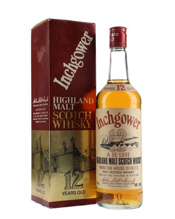 Inchgower 12 Jahre alt Bottled 1980s Cream Red
