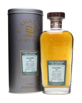 Inchgower 1980 27 Jahre alt Signatory Cask Strength Collection