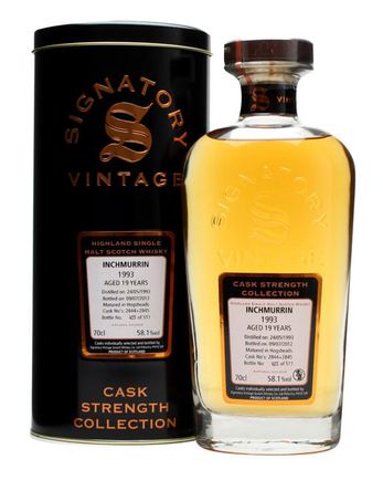 Inchmurrin 1993 19 Jahre alt Casks #2844+5 Signatory Cask Strength Collection