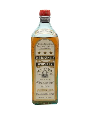 Old Bushmills Bottled 1900's