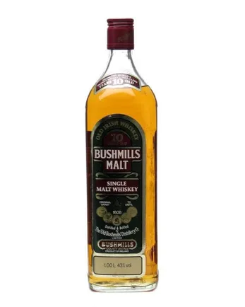 Bushmills 10 Jahre alt Irish Whiskey Bottled 1990s