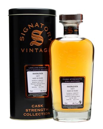 Inverleven 1977 34 Jahre alt Cask #3605 Signatory Cask Strength Collection