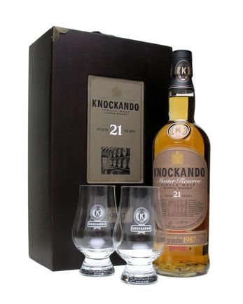 Knockando 1987 21 Jahre alt Master Reserve 2 Glasses