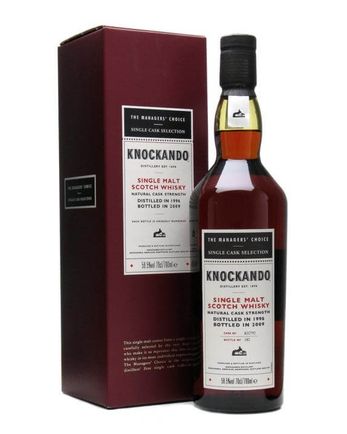 Knockando 1996 12 Jahre alt Managers Choice Sherry Cask