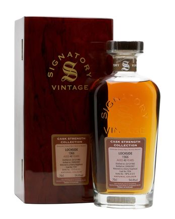 Lochside 1966 40 Jahre alt Sherry Cask 7536 Signatory Cask Strength Collection