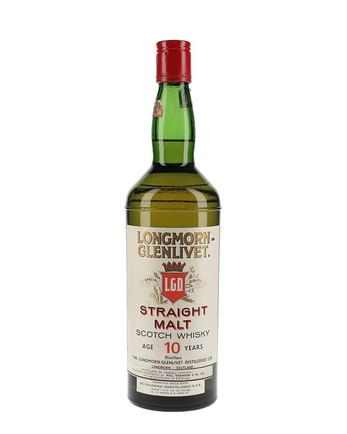 Longmorn Glenlivet 10 Jahre alt Straight Malt Bottled 1980s