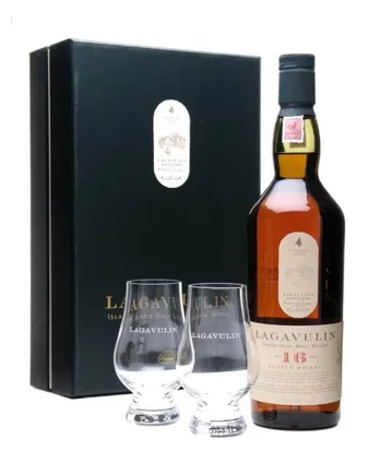 Lagavulin 16 Jahre alt Glencairn Glass Pack