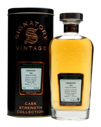 Linkwood 1985 26 Jahre alt Cask #3890 Signatory Cask Strength Collection