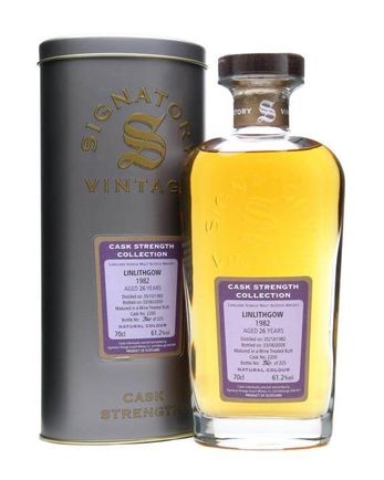 Linlithgow 1982 26 Jahre alt Wine Treated Butt Signatory